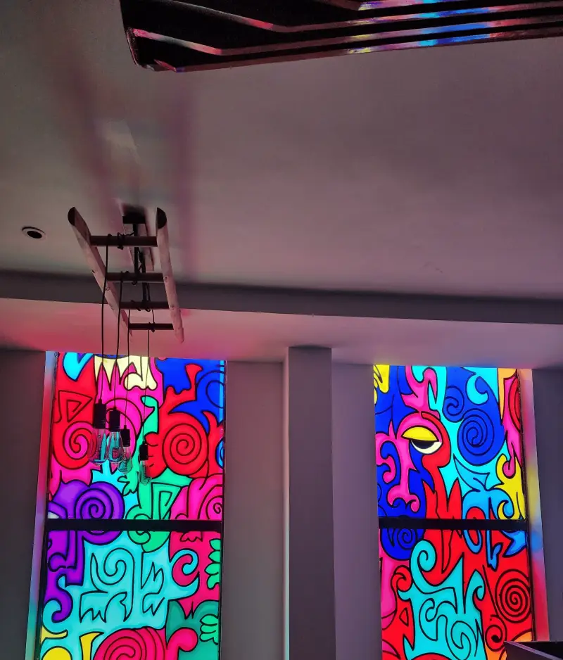 Stained glass for a private client in Benin City